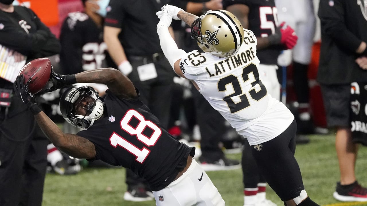 Marshon Lattimore discusses his game-sealing interception 