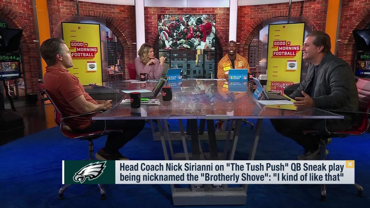 Eagles' coach Nick Sirianni in favor of changing the 'tush push' to  'brotherly shove'