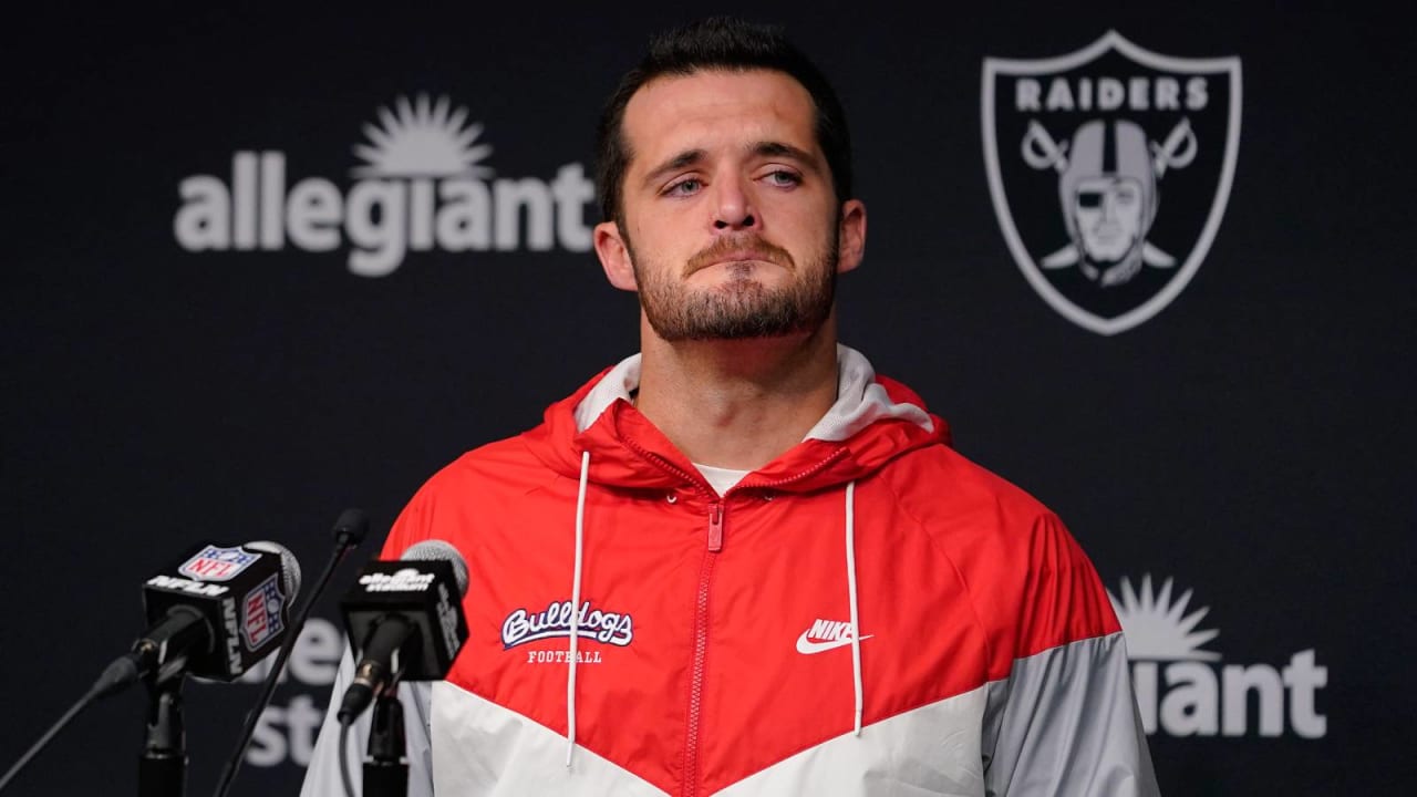 Derek Carr's emotions emerge after Raiders lose to Colts - The San Diego  Union-Tribune