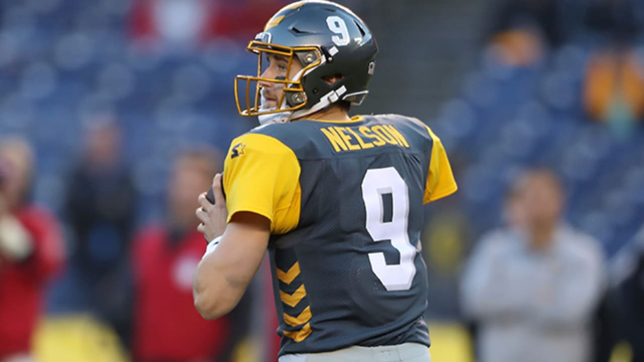 San Diego Fleet quarterback Philip Nelson shows off great touch on 43yard pass to wide receiver