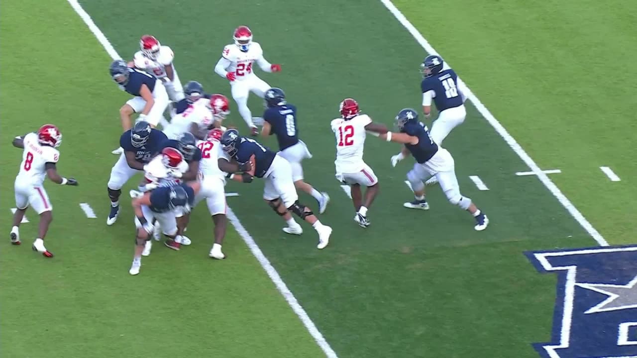 Rice Owls running back Dean Connors shows off jets on 37-yard rush