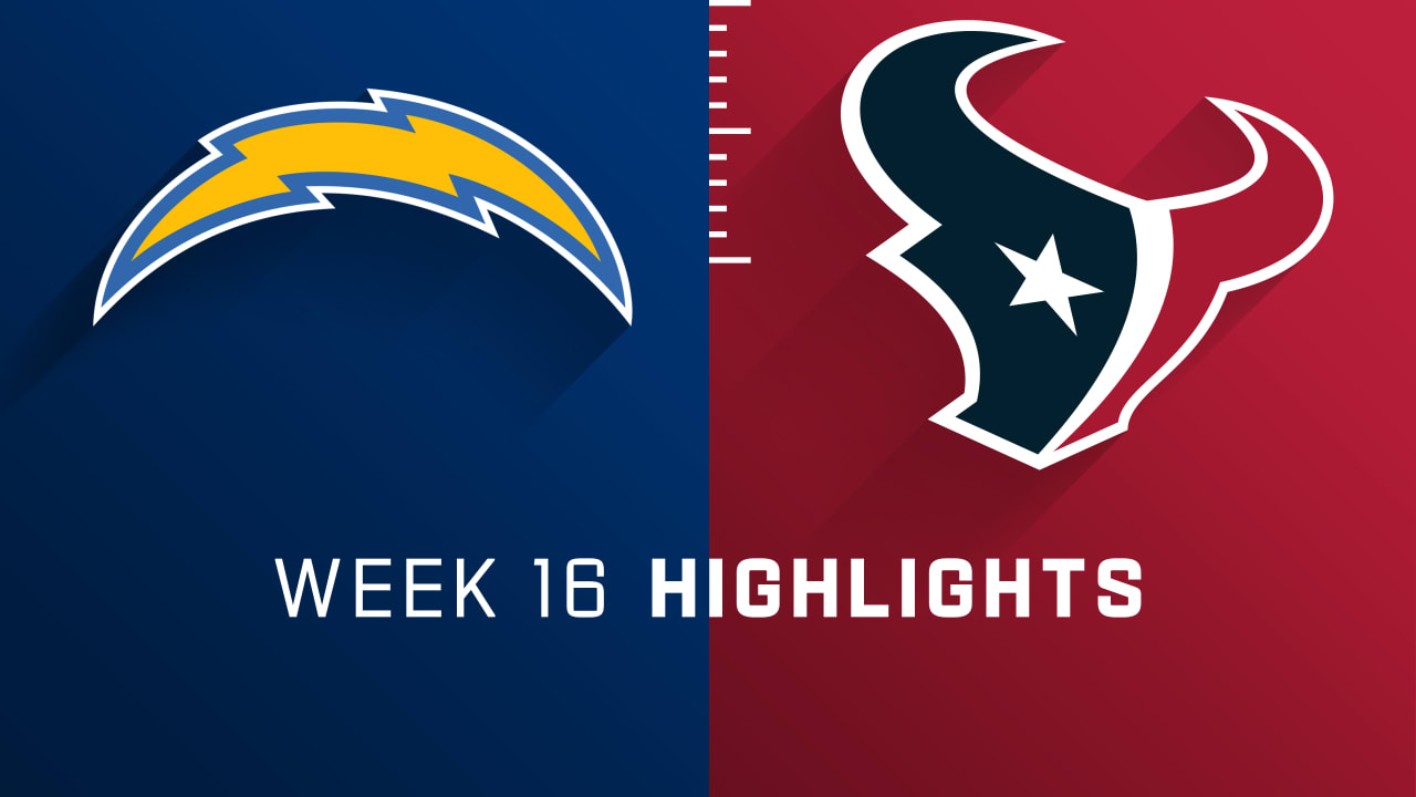 Los Angeles Chargers vs. Houston Texans highlights Week 16