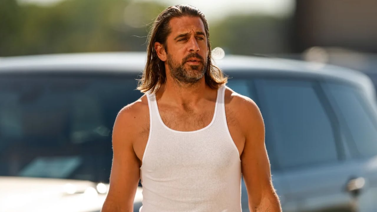 Aaron Rodgers channels Nicolas Cage as he arrives at Packers training camp