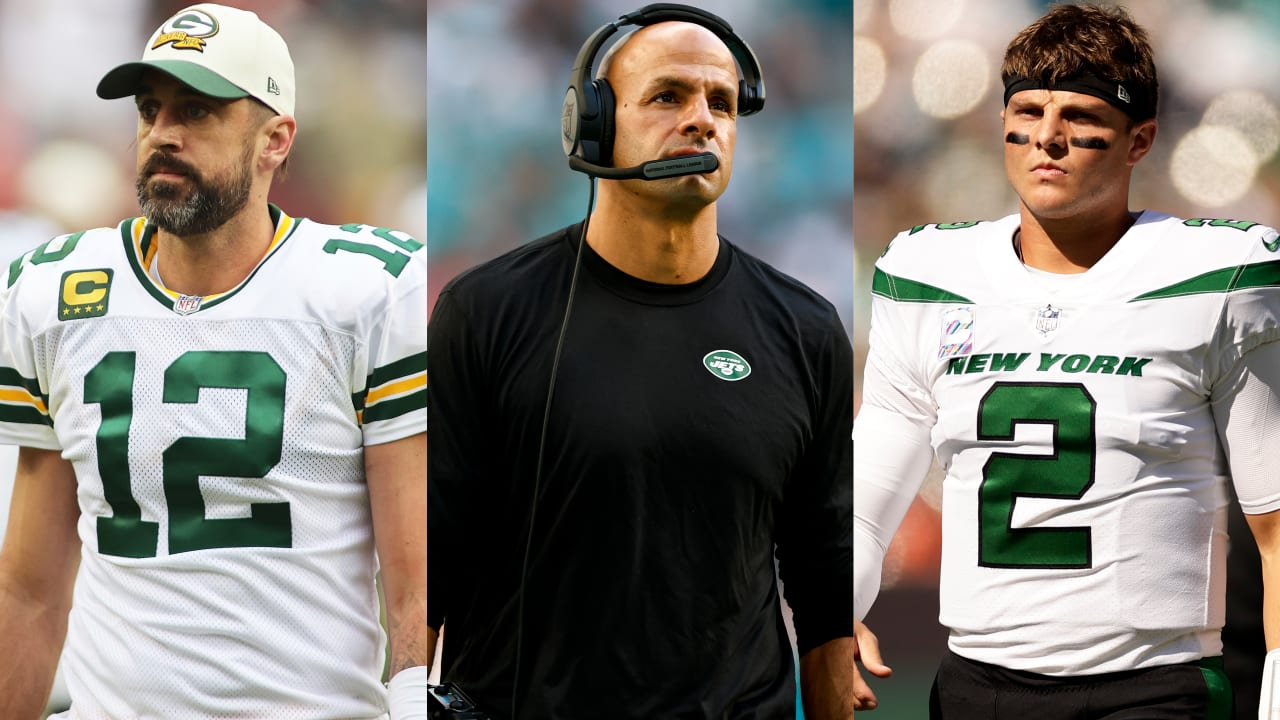 Robert Saleh confident Jets, Packers will eventually 'figure something out'  on Aaron Rodgers trade