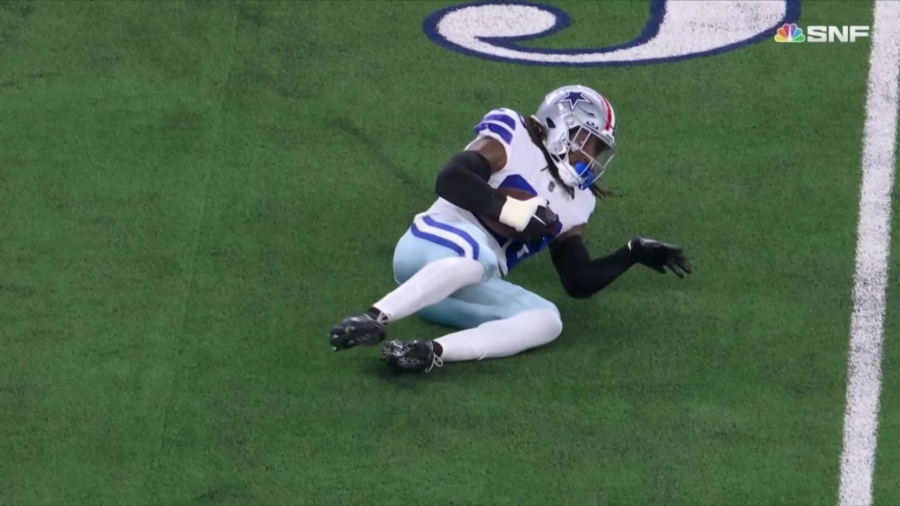 Dallas Cowboys safety Malik Hooker (28) on the field during an NFL  divisional round playoff football