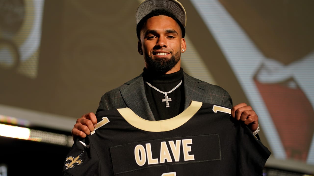 Saints trade up to select Ohio State WR Chris Olave with No. 11 pick, grab  OT Trevor Penning at No. 19