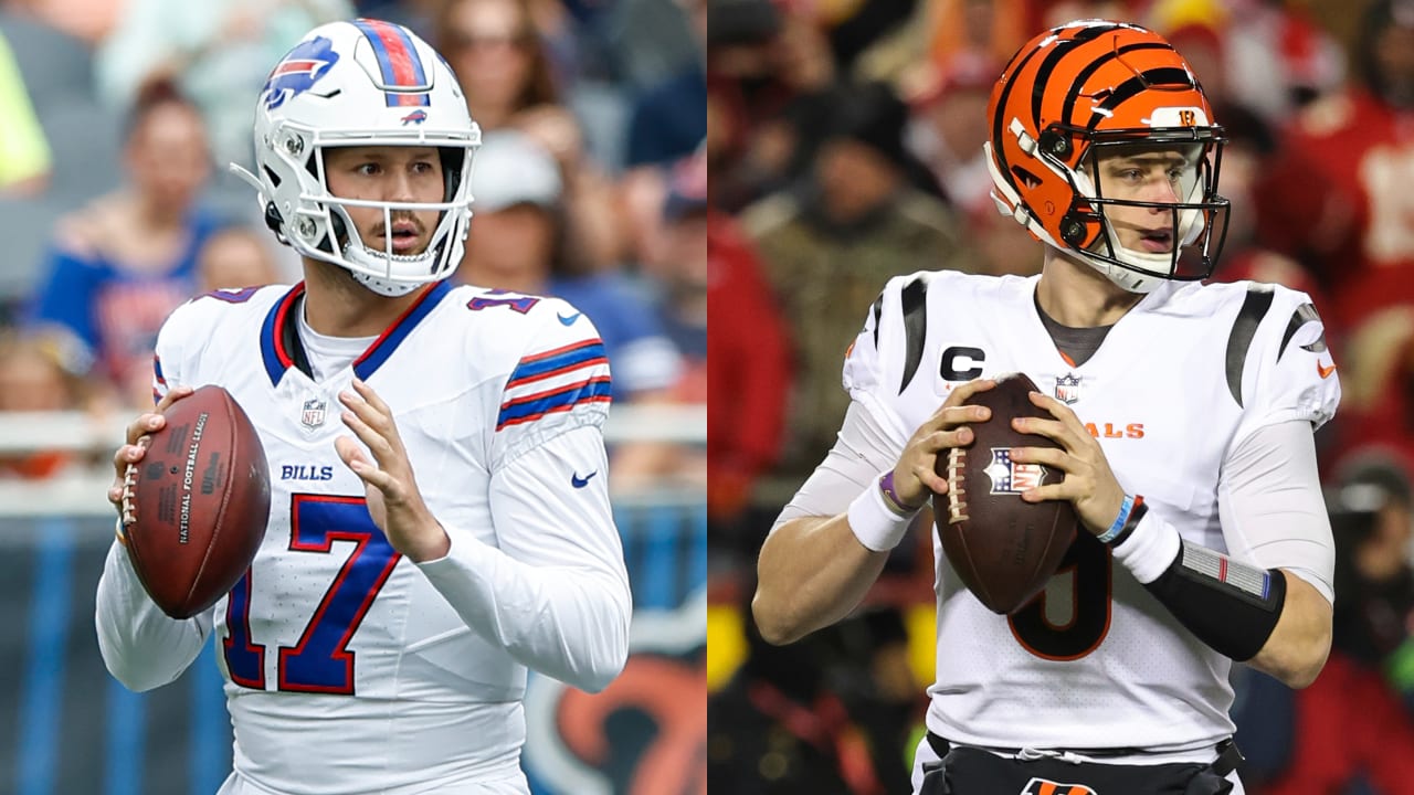 Bills-Bengals showdown highlighted by Josh Allen vs. Joe Burrow