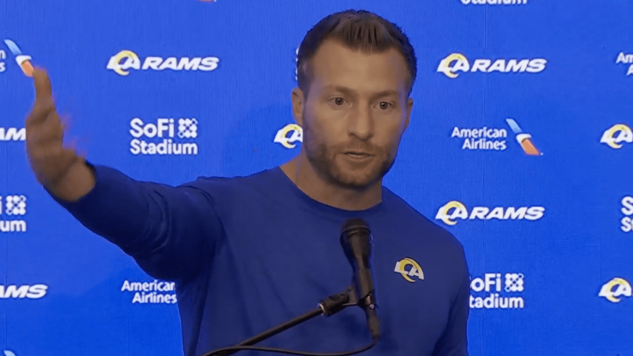 Los Angeles Rams head coach Sean McVay after 'TNF' win: 'You forget what  winning's like and it sure is fun'