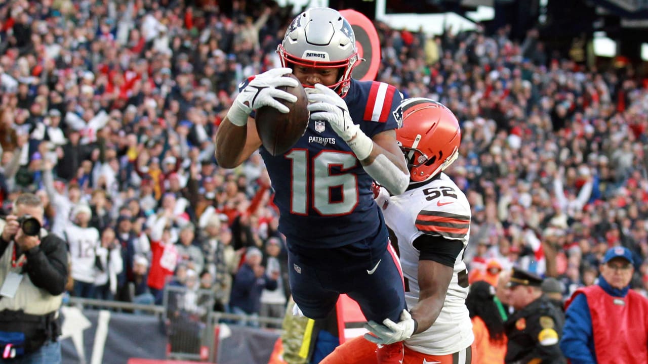 Patriots WR Jakobi Meyers finally scores first TD of NFL career in win over  Browns