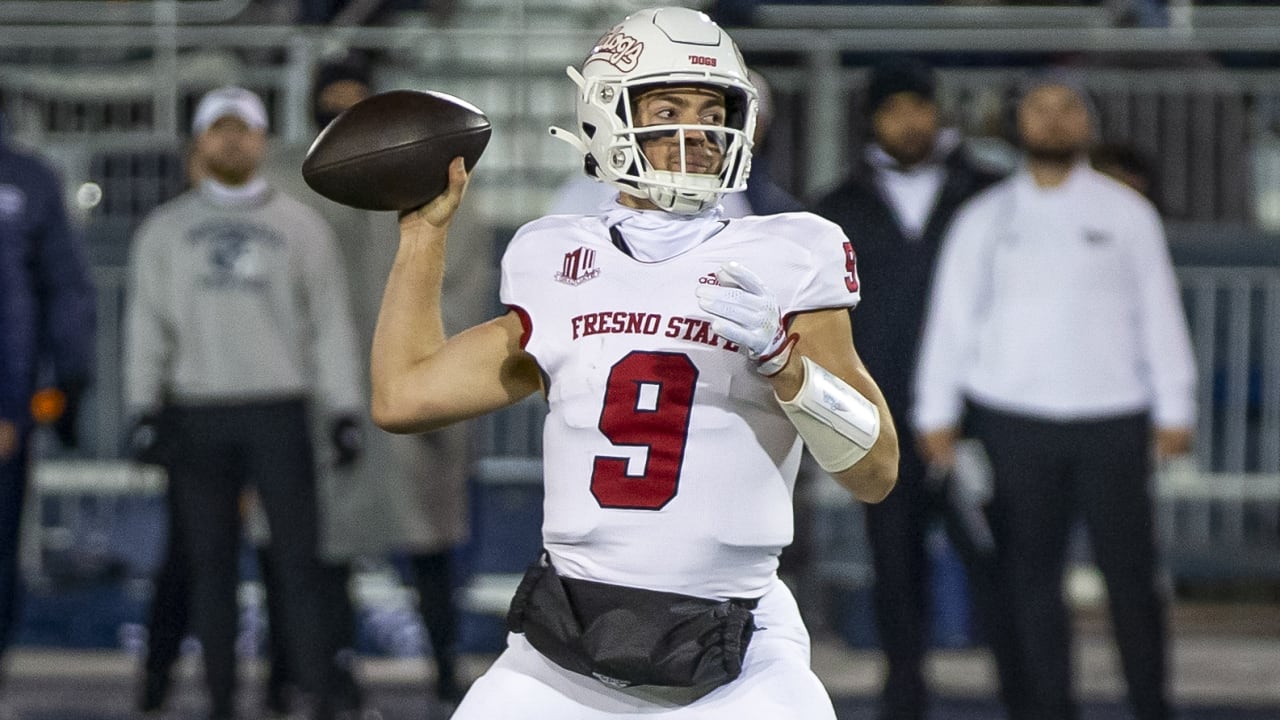 Saints trade up to select Fresno State QB Jake Haener with pick No. 127