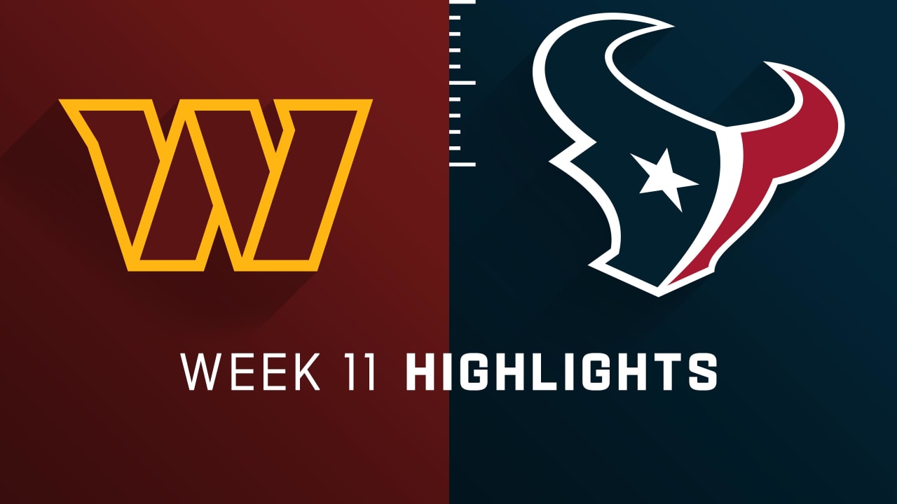 Washington Commanders vs. Houston Texans highlights