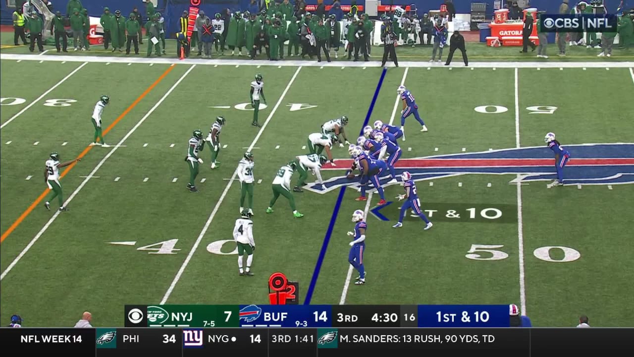 Buffalo Bills wide receiver Gabe Davis shakes off New York Jets