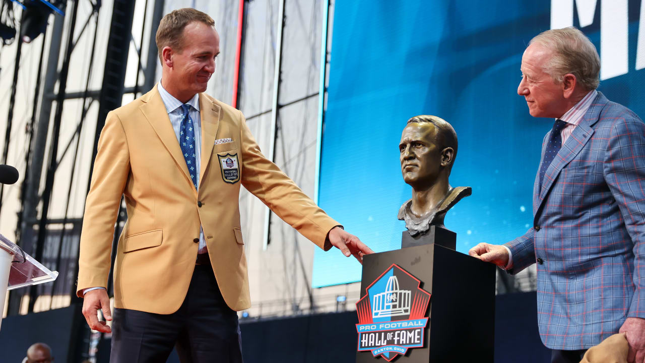 Hall of Fame quarterback Peyton Manning's full Pro Football HOF