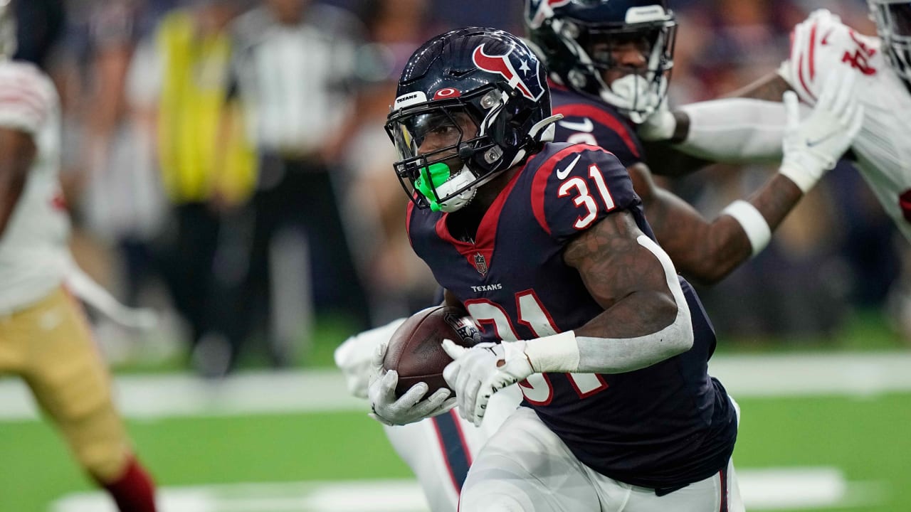 Dameon Pierce on reviving Texans dormant run game: 'Starts with our  mentality, be deliberate, we've made great strides'