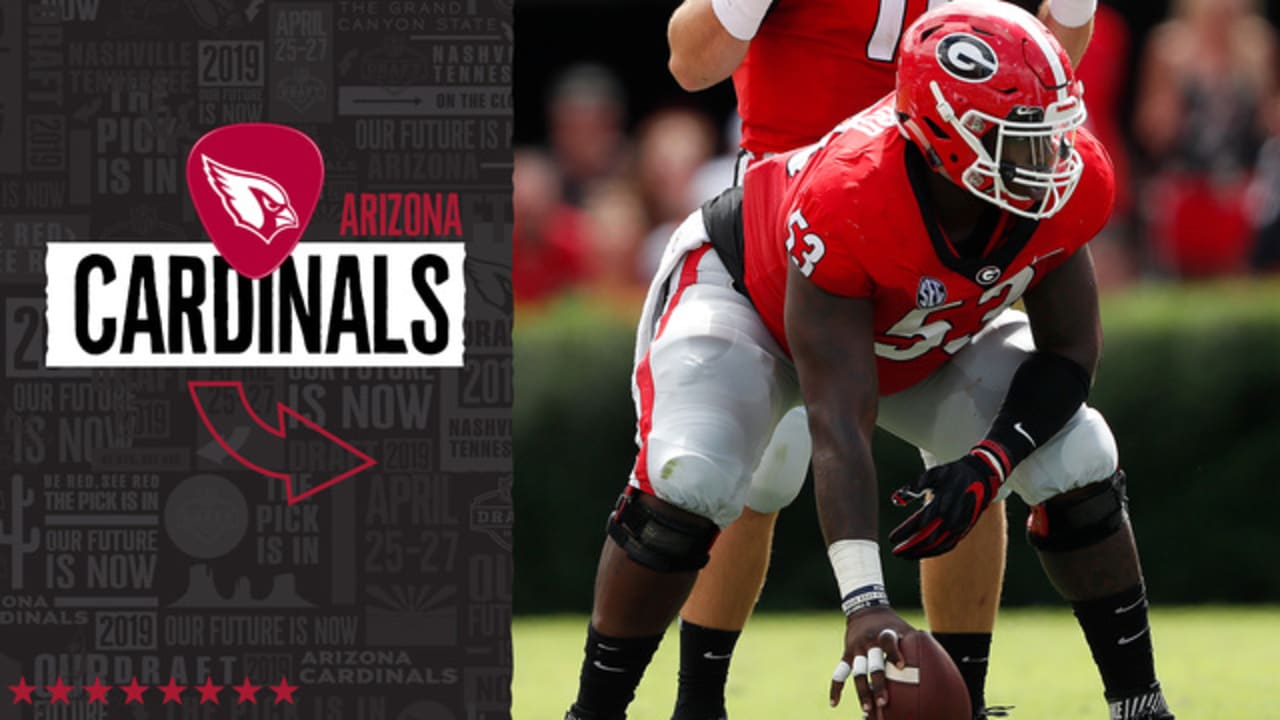 Arizona Cardinals select Georgia center Lamont Gaillard No. 179 in the