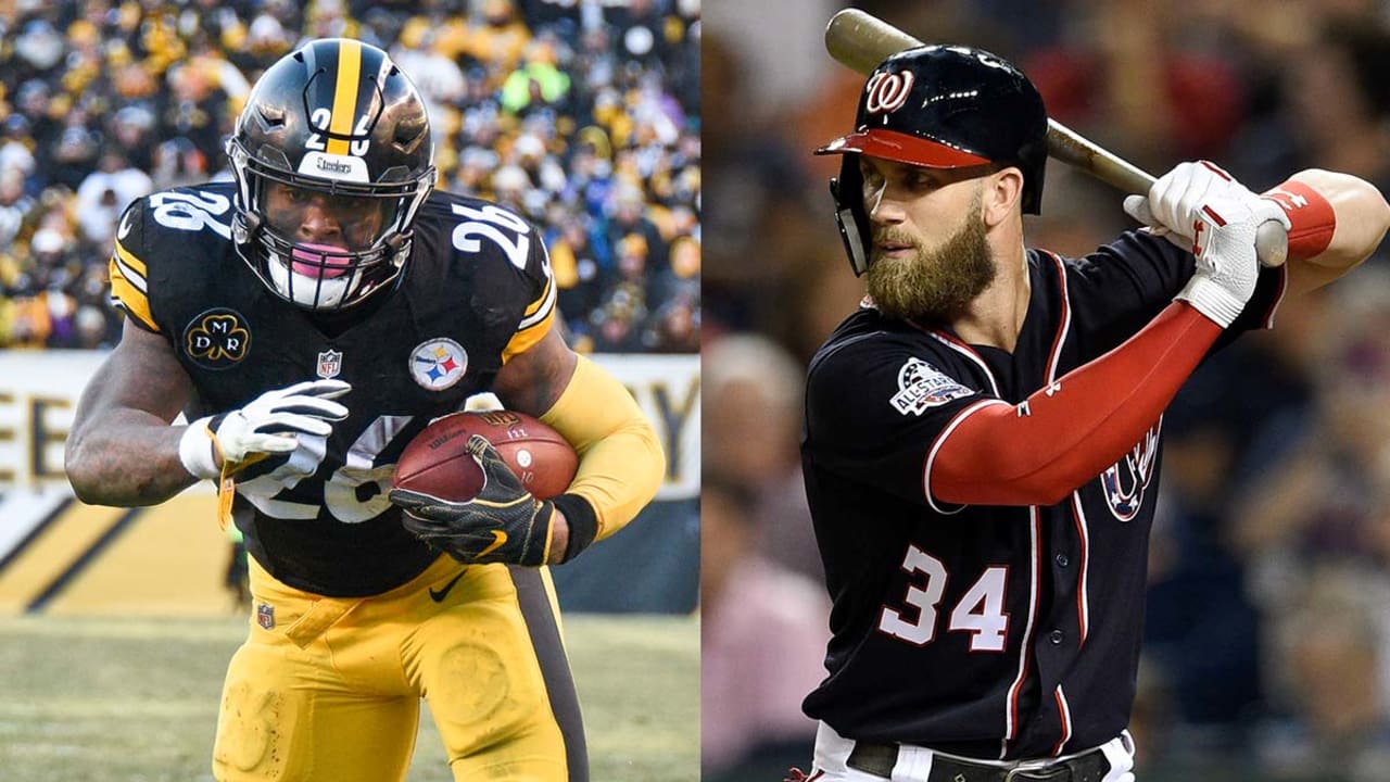 Is Bryce Harper recruiting Le'Veon Bell for the Philadelphia Eagles?