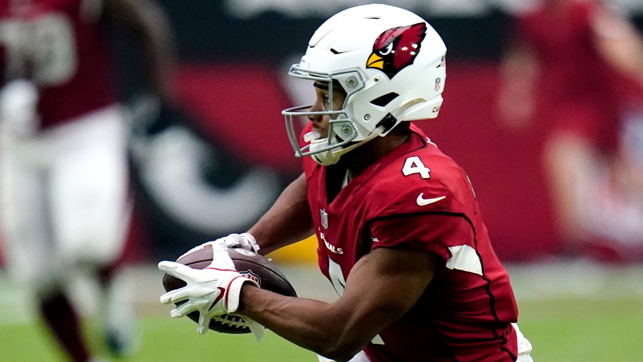 Arizona Cardinals wide receiver Rondale Moore shows 4.3 speed on quick  29-yard catch and run