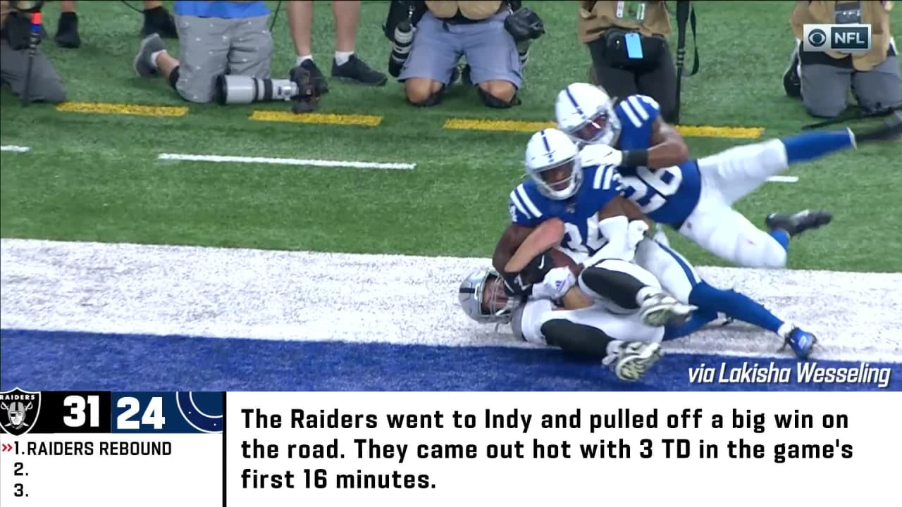 Las Vegas Raiders at Indianapolis Colts: 3 things we learned in