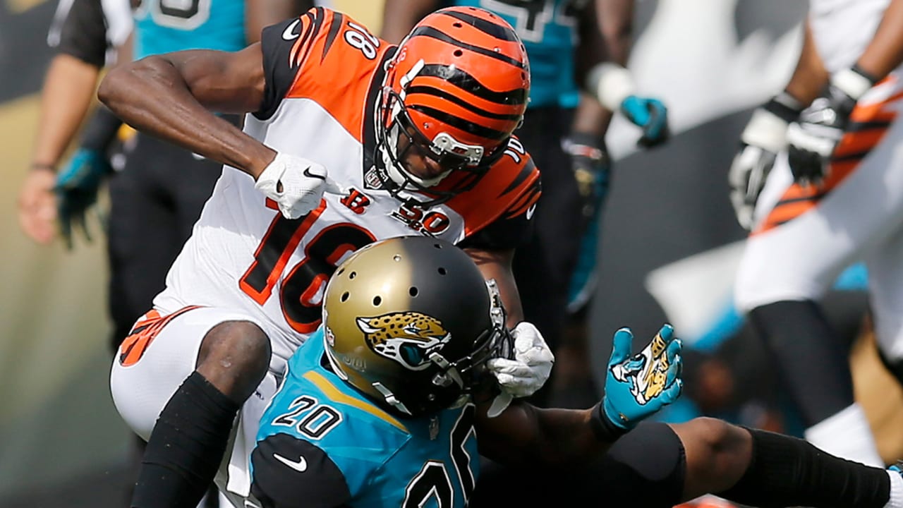 Replying to @ifwhashi12 AJ Green final touchdown in his NFL career, aj  green vs jalen ramsey