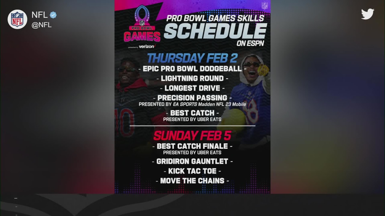 2023 Pro Bowl schedule: Dates and times for every competitions
