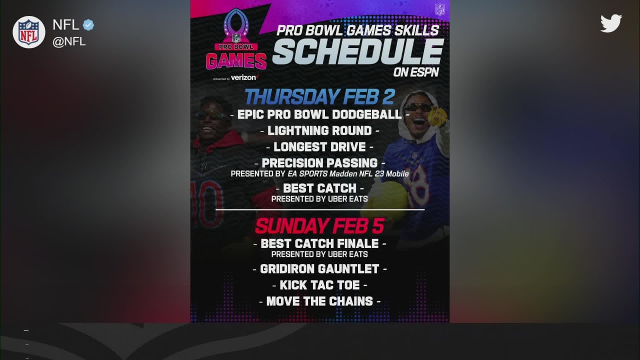 NFL Pro Bowl skills challenge 2022 start time: Game time, TV channel,  schedule, odds, how to watch, more - DraftKings Network