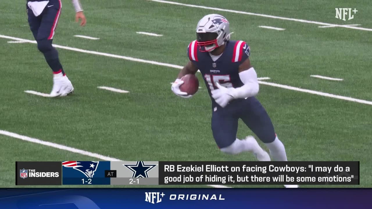 Patriots RB Ezekiel Elliott all business in return to Dallas