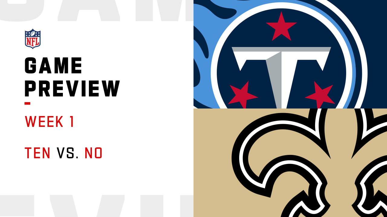 Tennessee Titans vs new Orleans Saints: Week 1 NFL game photos