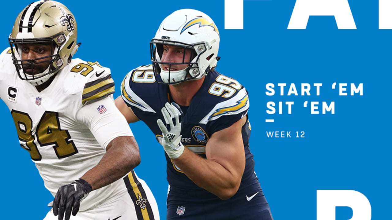 Start 'Em, Sit 'Em Week 12 Defenses