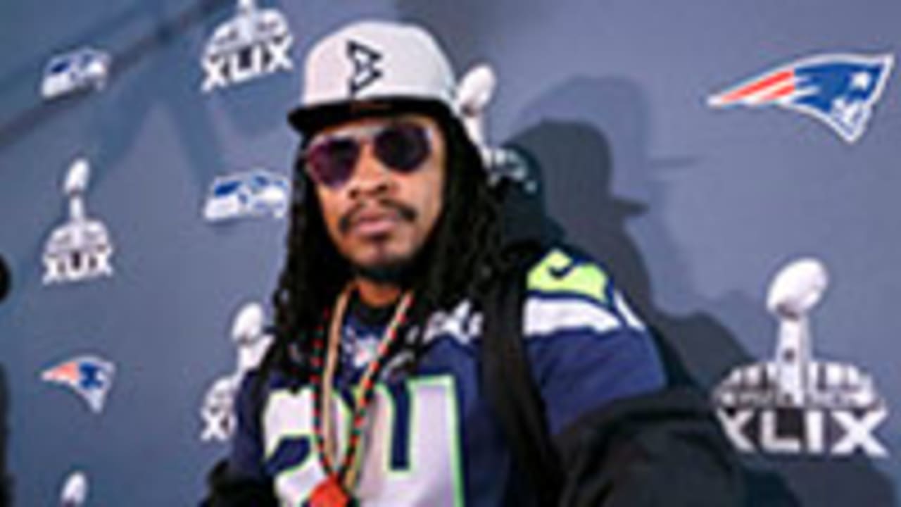 Marshawn Lynch wants to trademark 'I'm just here so I won't get