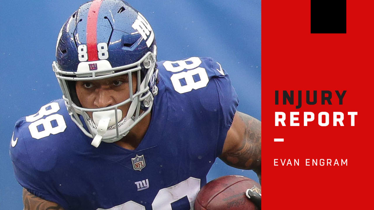 Injuries: Giants TE Evan Engram (MCL) week-to-week