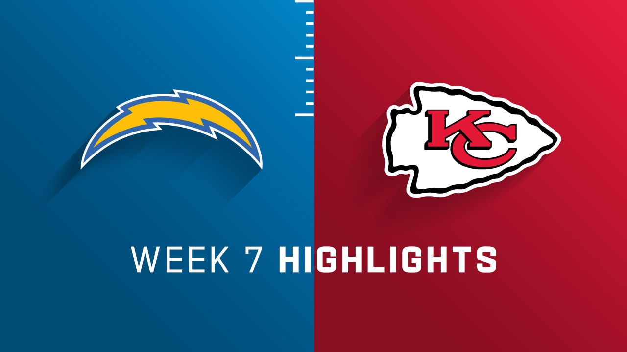 Los Angeles Chargers vs. Kansas City Chiefs highlights Week 7