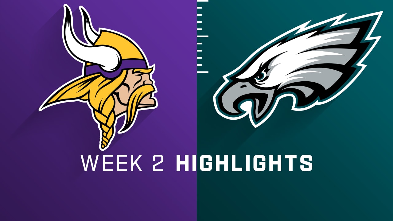 Minnesota Vikings vs. Philadelphia Eagles highlights Week 2