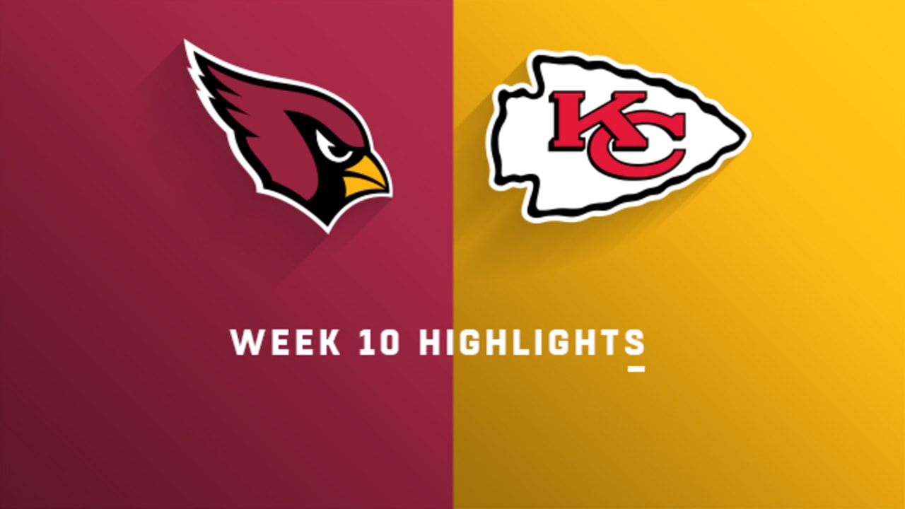 Cardinals vs. Chiefs Week 10 Highlights