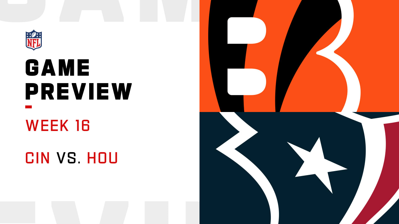 Cincinnati Bengals vs. Houston Texans in NFL Week 16: Everything to know -  Cincy Jungle