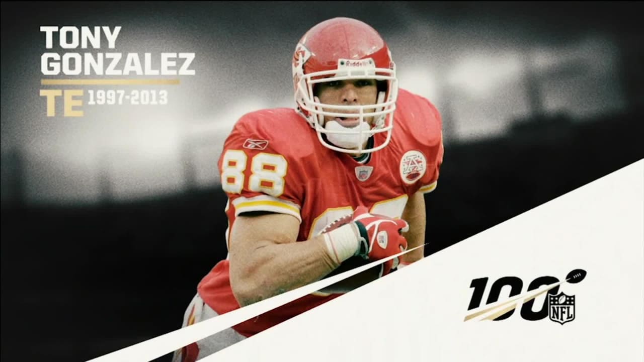 Tony Gonzalez first TE named to NFL 100 All-Time Team