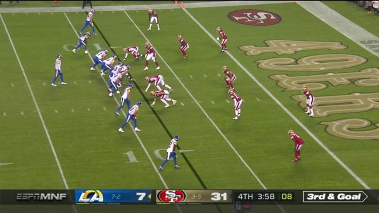 49ers DE Nick Bosa sacks Rams QB Matthew Stafford