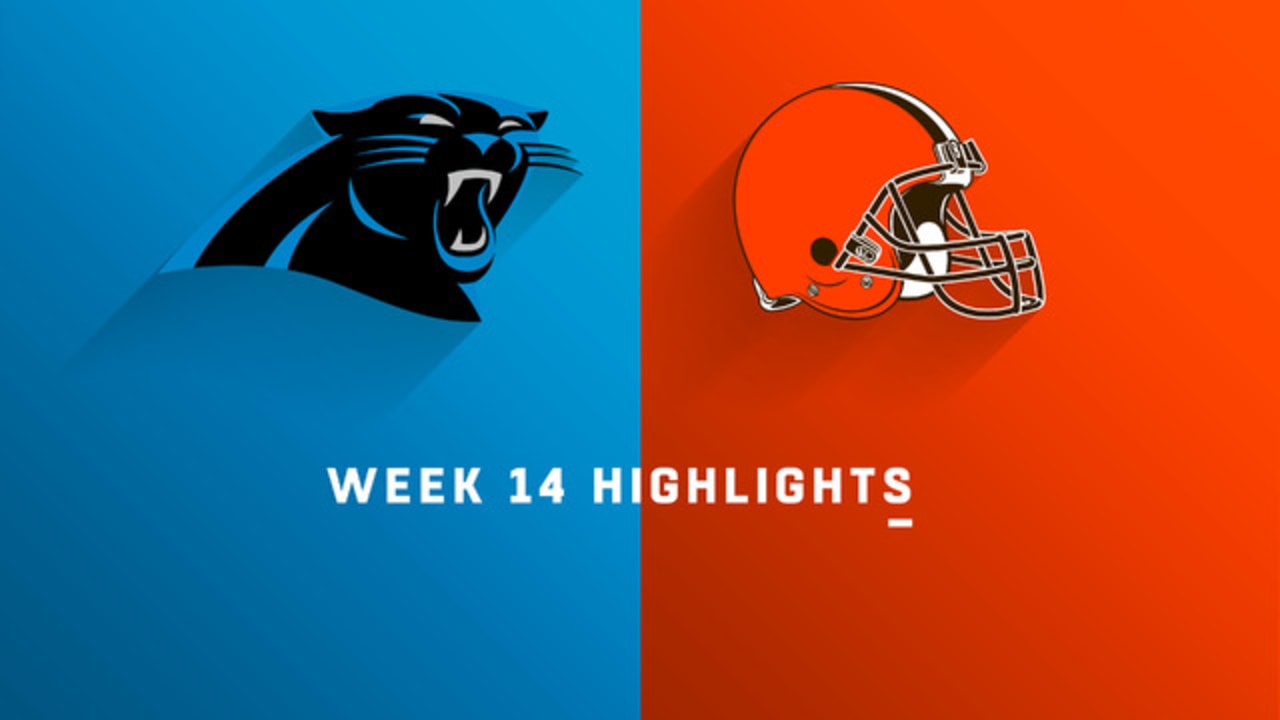 when do the browns play the panthers