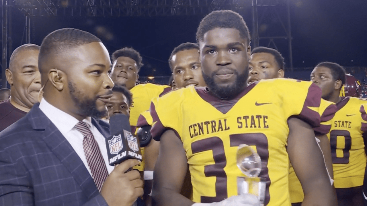 NFL Network's Cameron Wolfe interviews MVPs of 2022 Black College ...