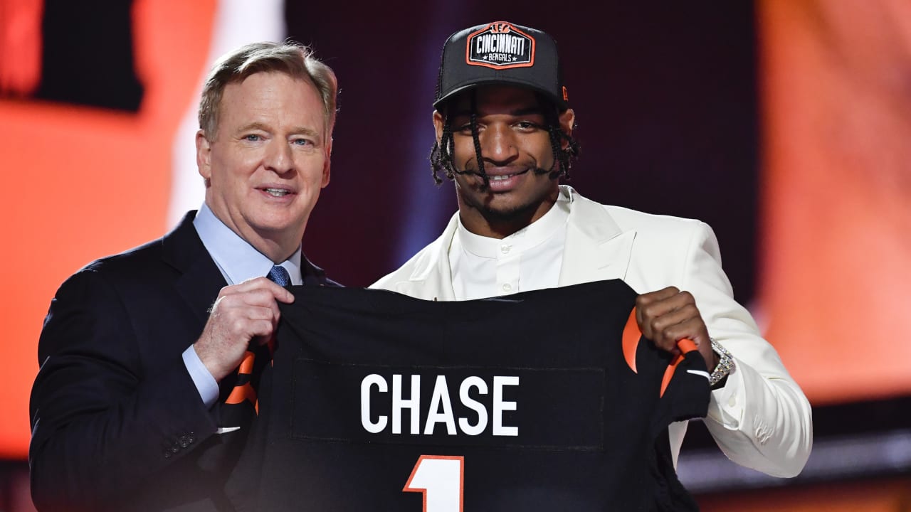 Official Cincinnati Bengals Gear, Ja'Marr Chase Bengals Draft Jersey, Store,  Bengals Pro Shop, Apparel in 2023