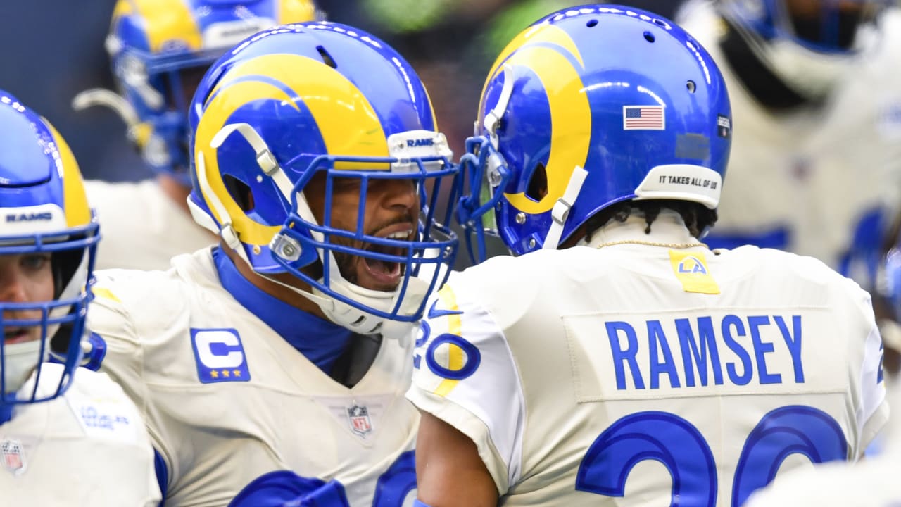 Rams CB Jalen Ramsey on 'big brother' Aaron Donald: 'I can't let A.D. down'