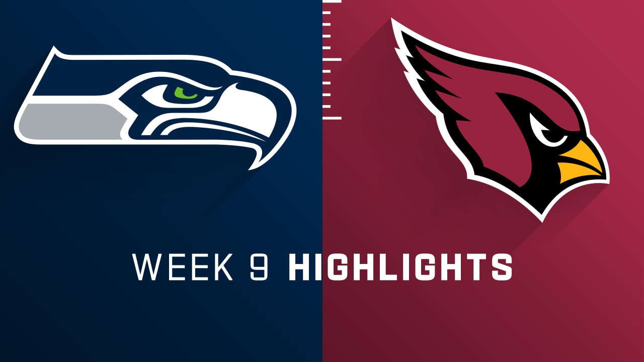 Seattle Seahawks vs. Arizona Cardinals highlights Week 9