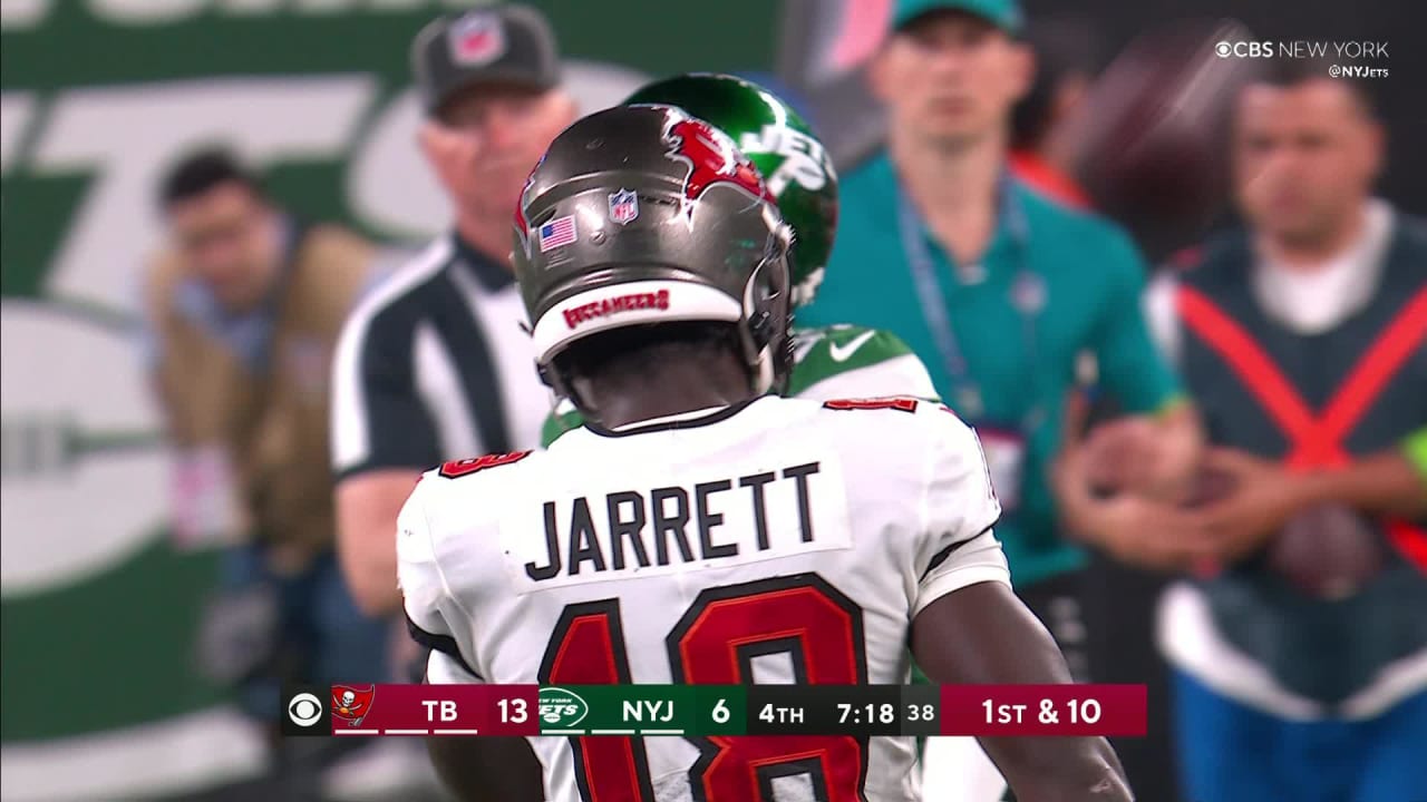 Tampa Bay Buccaneers Wide Receiver Rakim Jarrett Somehow Comes Down ...