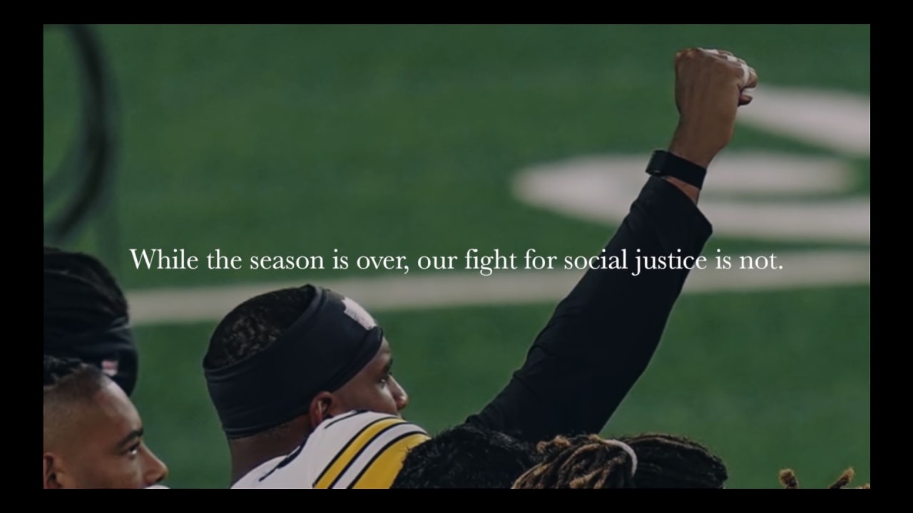 Seattle Seahawks Celebrate NFL's Inspire Change Social Justice