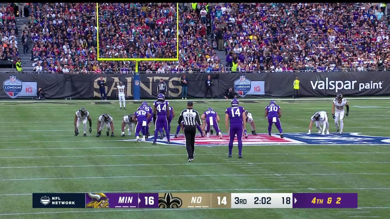 Can't-Miss Play: Minnesota Vikings punter Ryan Wright looks like  quarterback Sean Mannion on fake-punt pass for Vikings