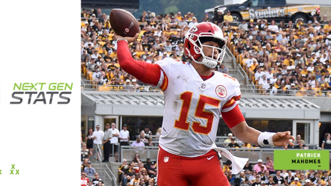 Next Gen Stats: Kansas City Chiefs' quarterback Patrick Mahomes