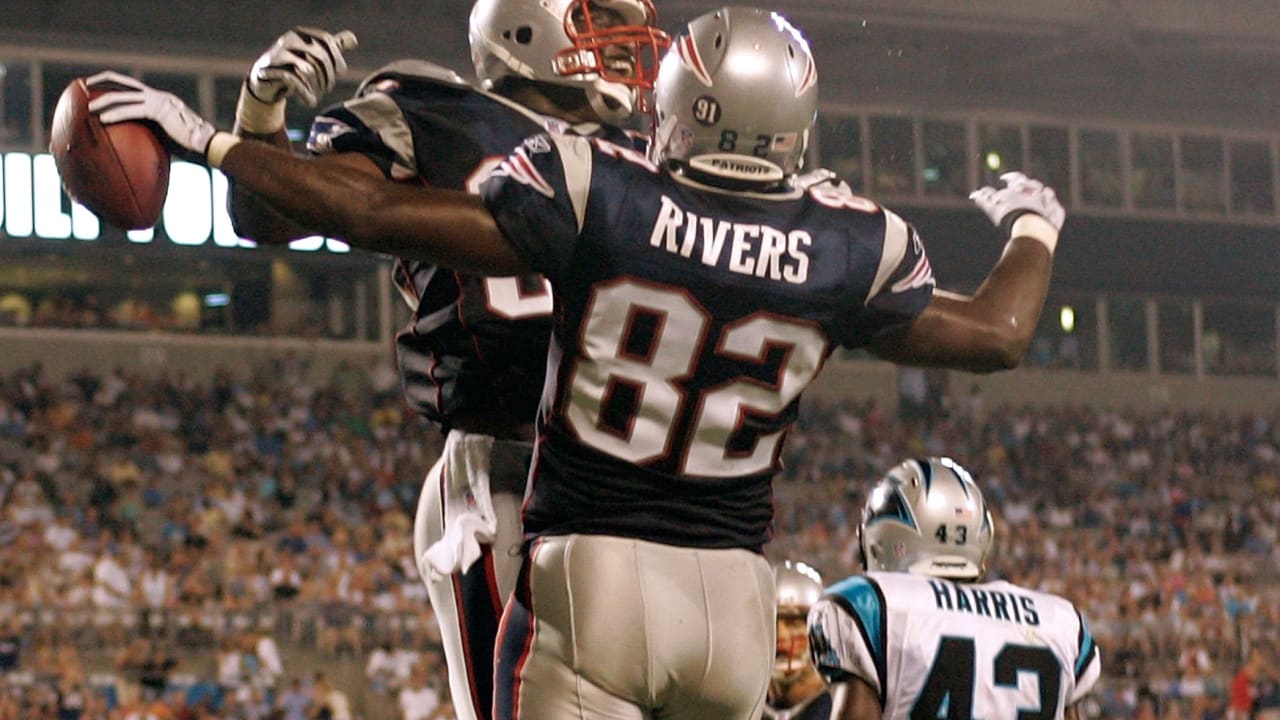 New England Patriots James Sanders and Asante Samuel celebrate