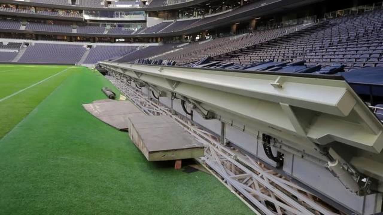 AHEAD OF THE GAME: Tottenham plan multi-million-pound upgrade of their  retractable pitch