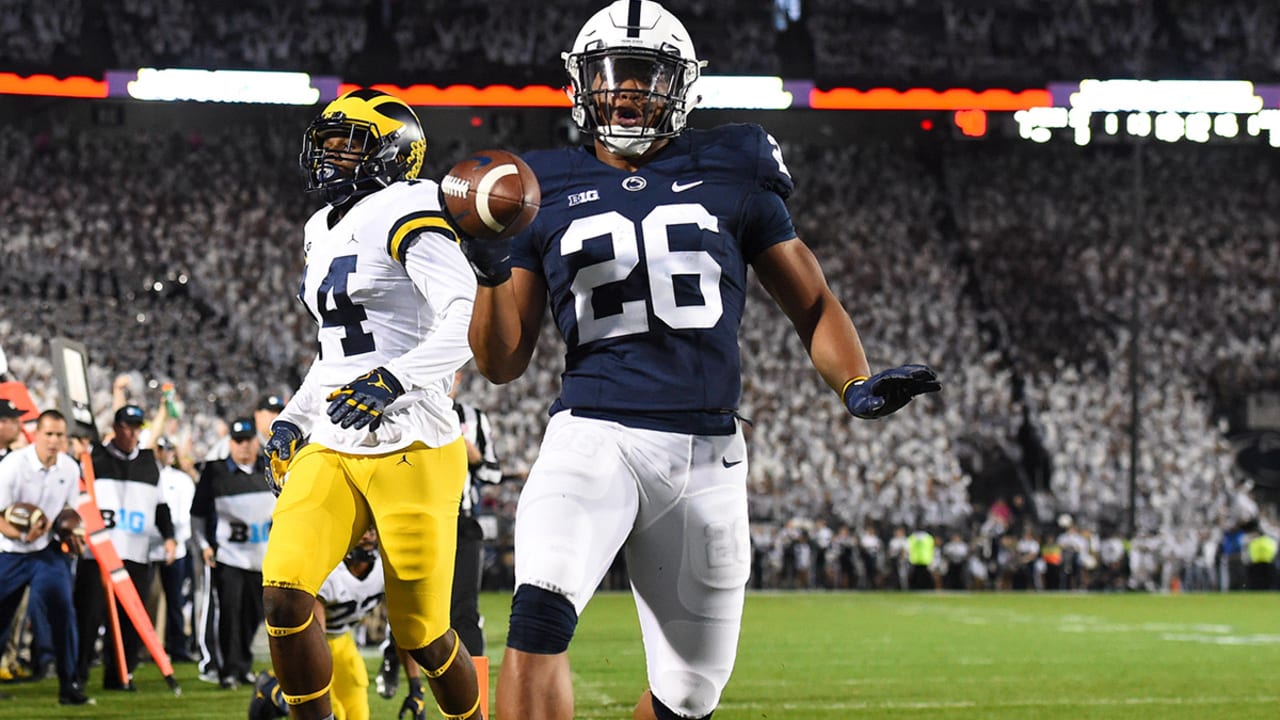 Saquon Barkley rushes for 108 yards in win over Michigan