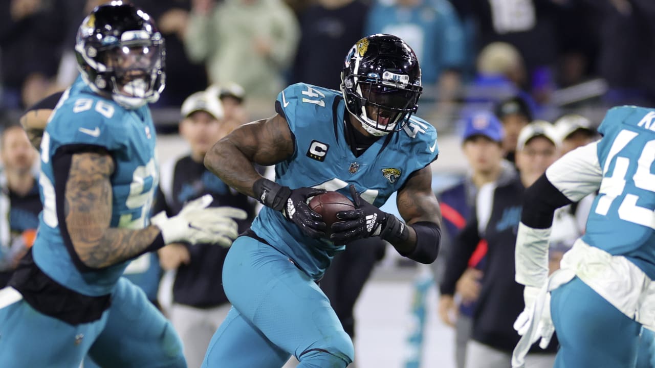 Jacksonville Jaguars linebacker Josh Allen (41) in action during