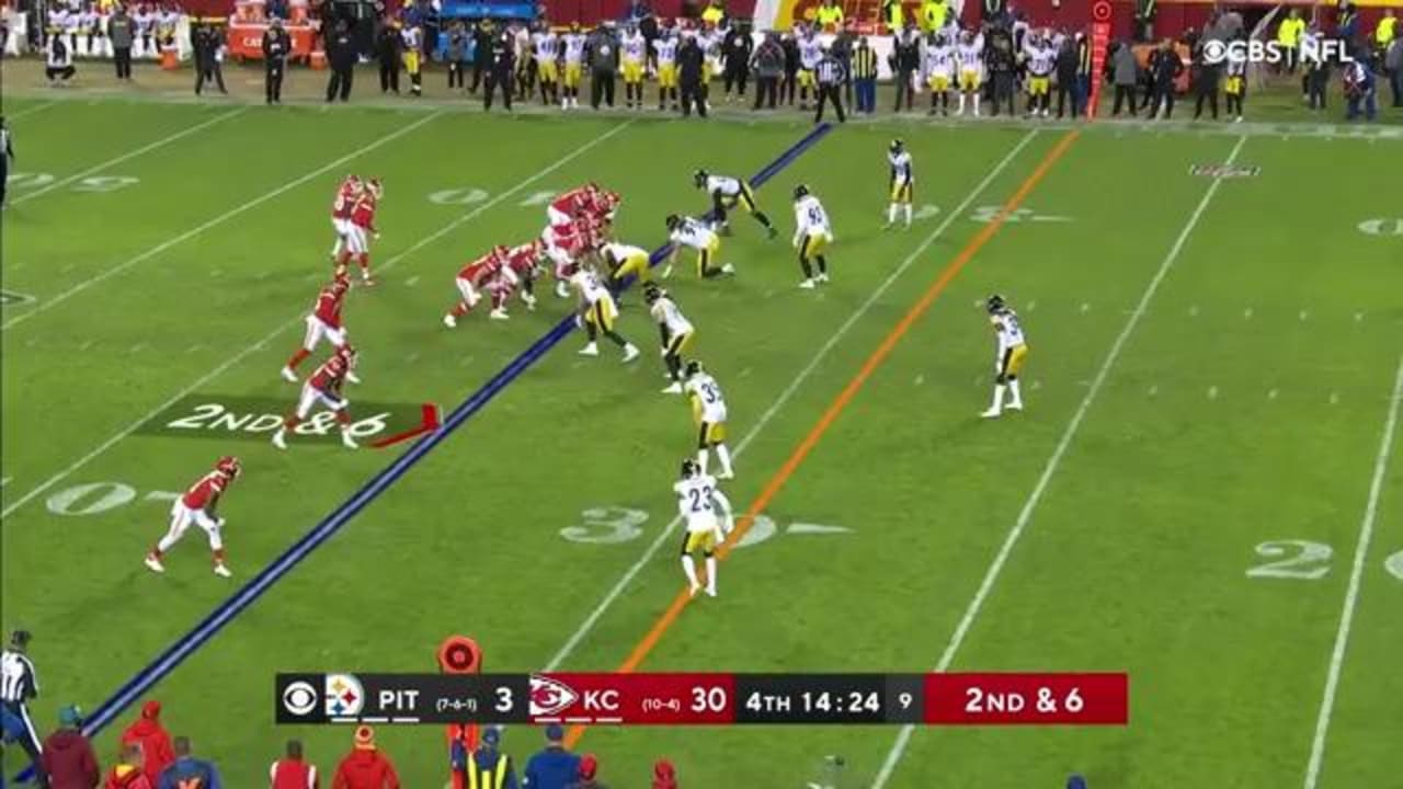 Kansas City Chiefs wide receiver Byron Pringle makes kneedrag catch